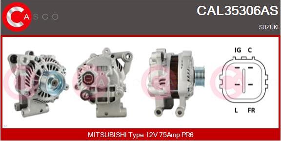 Casco CAL35306AS - Alternator furqanavto.az