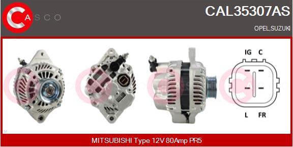 Casco CAL35307AS - Alternator furqanavto.az