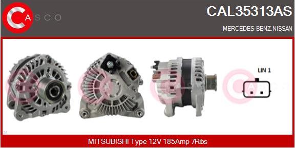 Casco CAL35313AS - Alternator furqanavto.az