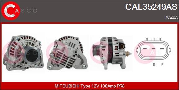 Casco CAL35249AS - Alternator furqanavto.az