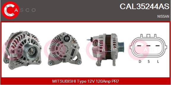 Casco CAL35244AS - Alternator furqanavto.az