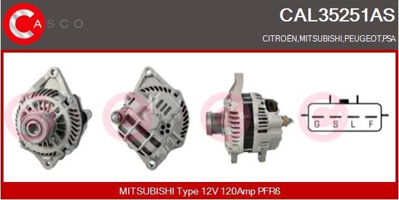 Casco CAL35251AS - Alternator furqanavto.az