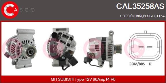 Casco CAL35258AS - Alternator furqanavto.az