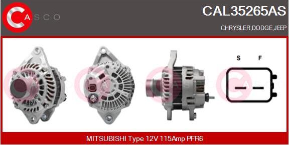 Casco CAL35265AS - Alternator furqanavto.az