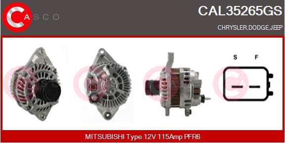 Casco CAL35265GS - Alternator furqanavto.az
