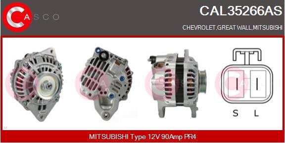 Casco CAL35266AS - Alternator furqanavto.az