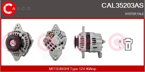 Casco CAL35203AS - Alternator furqanavto.az