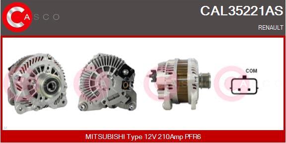 Casco CAL35221AS - Alternator furqanavto.az