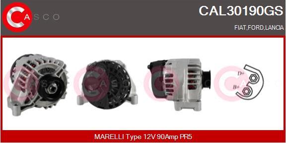 Casco CAL30190GS - Alternator furqanavto.az