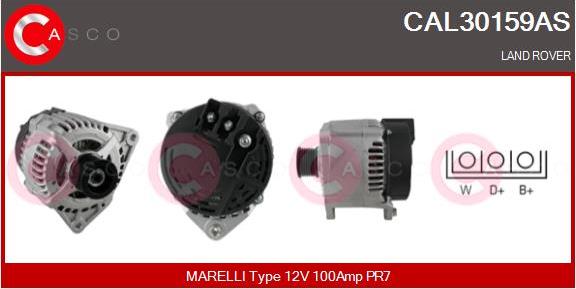 Casco CAL30159AS - Alternator furqanavto.az