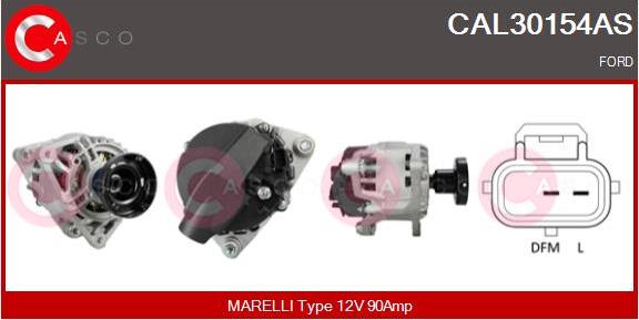 Casco CAL30154AS - Alternator furqanavto.az