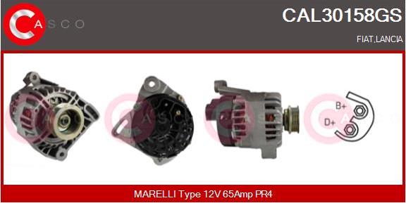 Casco CAL30158GS - Alternator furqanavto.az