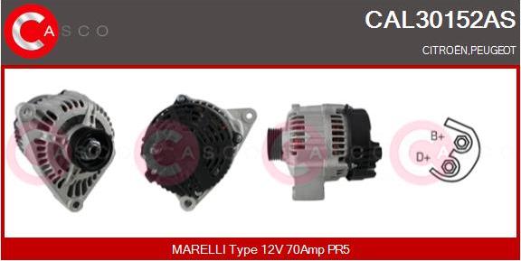 Casco CAL30152AS - Alternator furqanavto.az