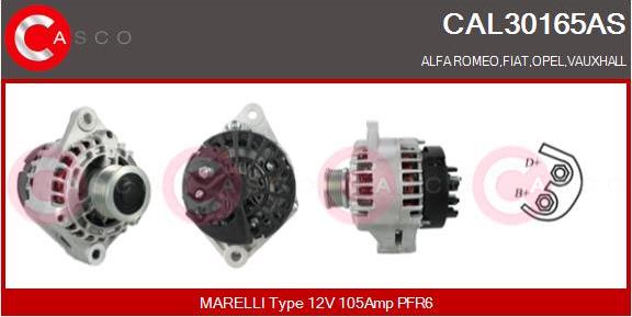 Casco CAL30165AS - Alternator furqanavto.az