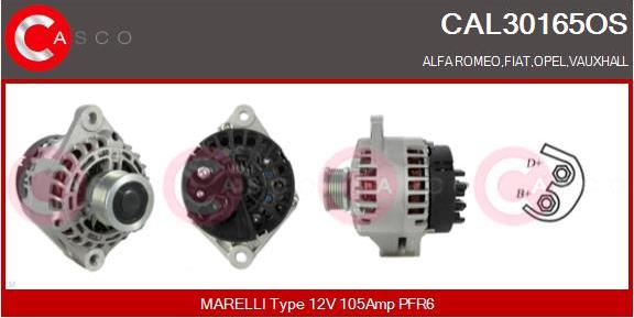 Casco CAL30165OS - Alternator furqanavto.az