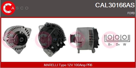 Casco CAL30166AS - Alternator furqanavto.az