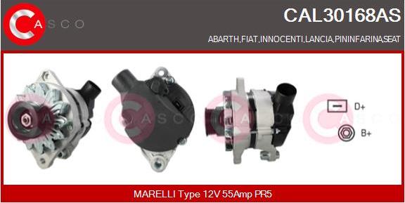 Casco CAL30168AS - Alternator furqanavto.az