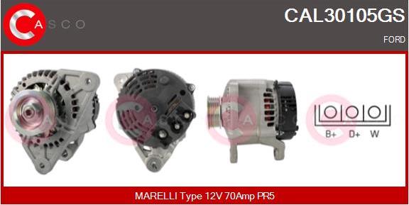 Casco CAL30105GS - Alternator furqanavto.az