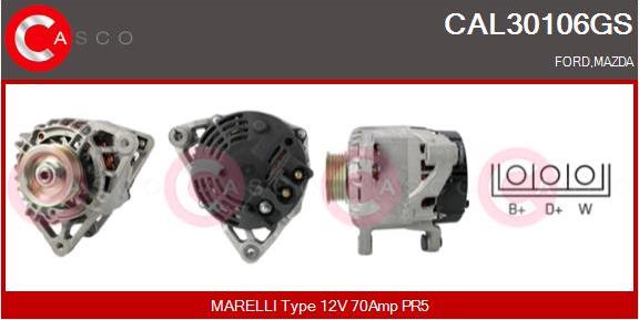 Casco CAL30106GS - Alternator furqanavto.az