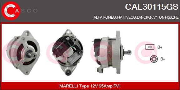 Casco CAL30115GS - Alternator furqanavto.az
