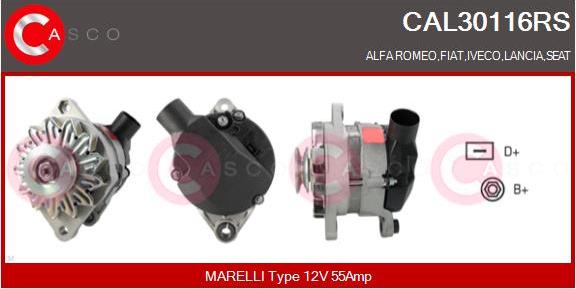 Casco CAL30116RS - Alternator furqanavto.az