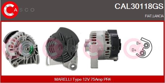 Casco CAL30118GS - Alternator furqanavto.az