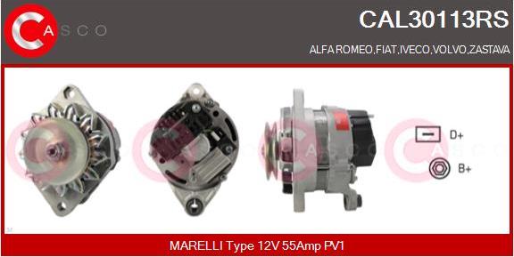 Casco CAL30113RS - Alternator furqanavto.az