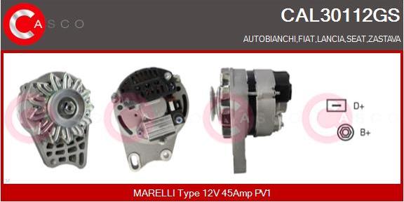 Casco CAL30112GS - Alternator furqanavto.az