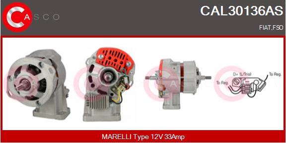 Casco CAL30136AS - Alternator furqanavto.az