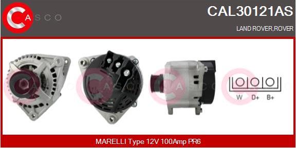 Casco CAL30121AS - Alternator furqanavto.az