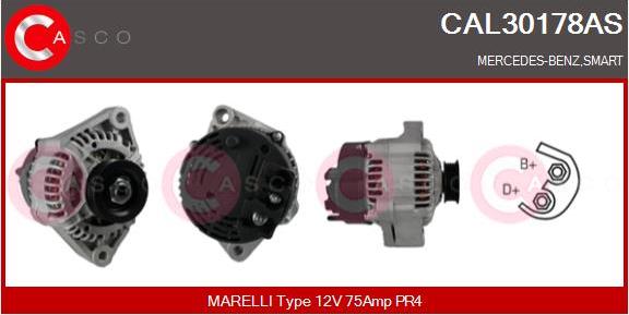 Casco CAL30178AS - Alternator furqanavto.az