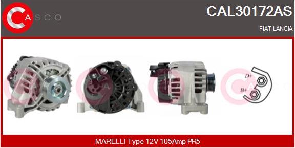 Casco CAL30172AS - Alternator furqanavto.az