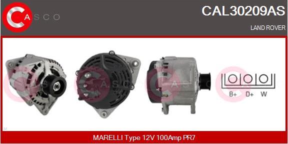 Casco CAL30209AS - Alternator furqanavto.az