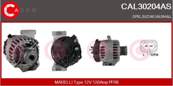 Casco CAL30204AS - Alternator furqanavto.az