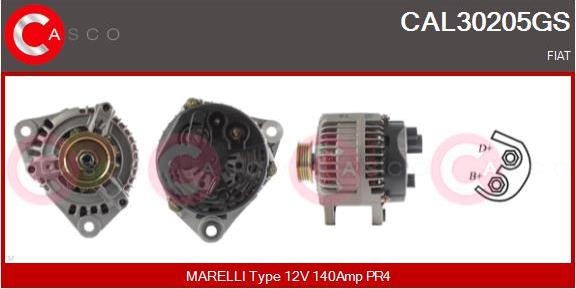 Casco CAL30205GS - Alternator furqanavto.az