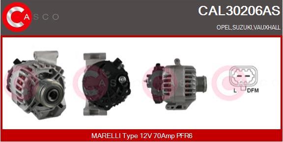 Casco CAL30206AS - Alternator furqanavto.az