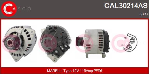 Casco CAL30214AS - Alternator furqanavto.az