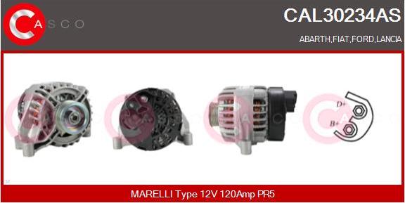 Casco CAL30234AS - Alternator furqanavto.az