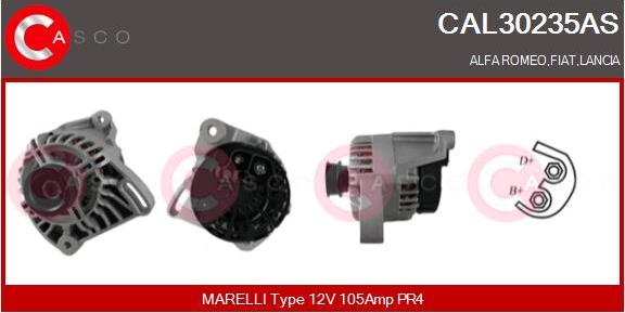 Casco CAL30235AS - Alternator furqanavto.az