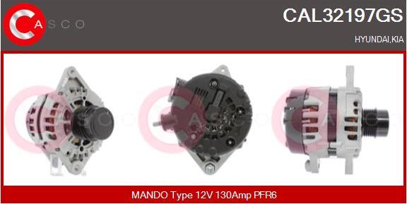 Casco CAL32197GS - Alternator furqanavto.az