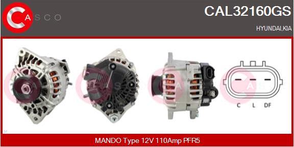 Casco CAL32160GS - Alternator furqanavto.az