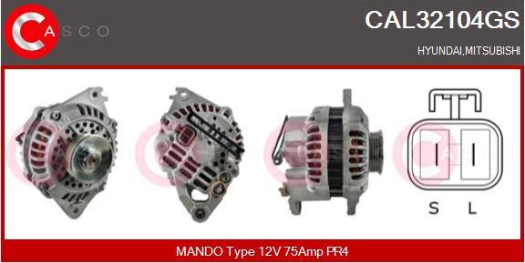 Casco CAL32104GS - Alternator furqanavto.az