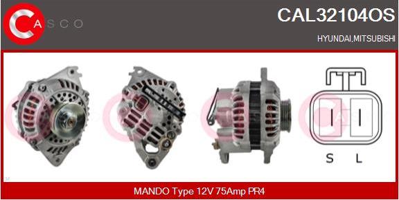 Casco CAL32104OS - Alternator furqanavto.az