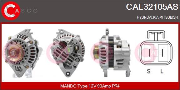 Casco CAL32105AS - Alternator furqanavto.az