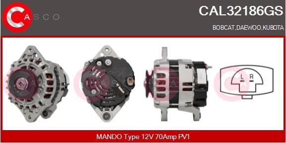 Casco CAL32186GS - Alternator furqanavto.az