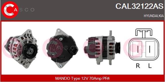 Casco CAL32122AS - Alternator furqanavto.az