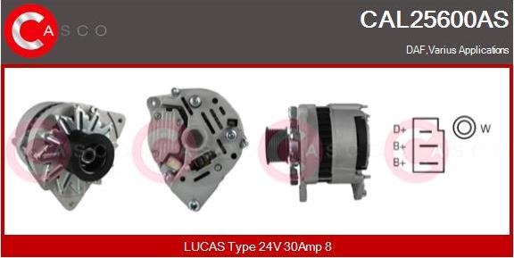 Casco CAL25600AS - Alternator furqanavto.az