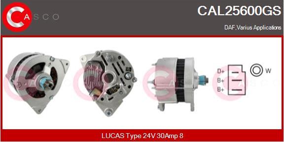 Casco CAL25600GS - Alternator furqanavto.az