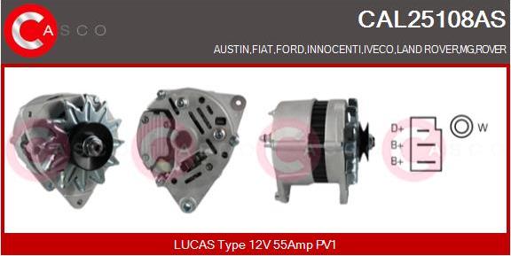 Casco CAL25108AS - Alternator furqanavto.az