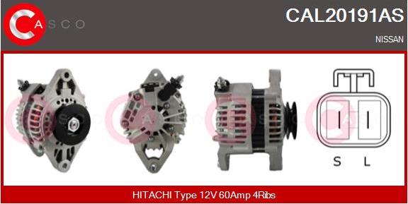 Casco CAL20191AS - Alternator furqanavto.az